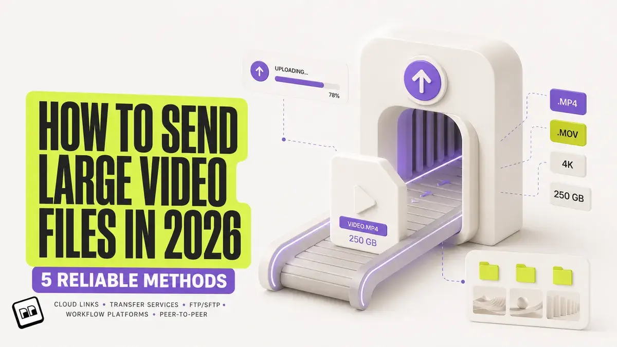 How to send large video files in 2026: 5 reliable methods